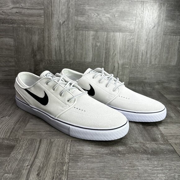 Nike SB Zoom Janoski OG Men's size 14 Summit White Suede Casual Shoes FD6757-100 - Picture 5 of 8